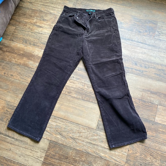 Ralph Lauren Brown Corduroy Pants - Picture 1 of 2